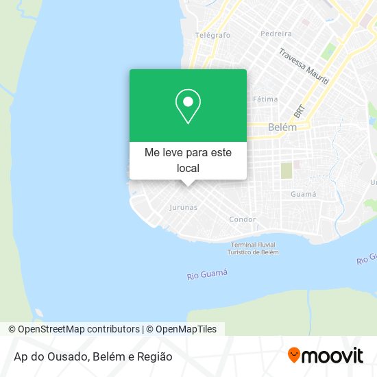 Ap do Ousado mapa