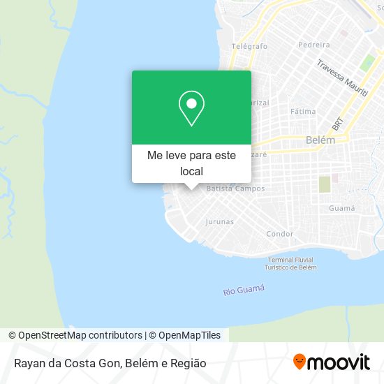 Rayan da Costa Gon mapa