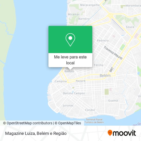 Magazine Luiza mapa