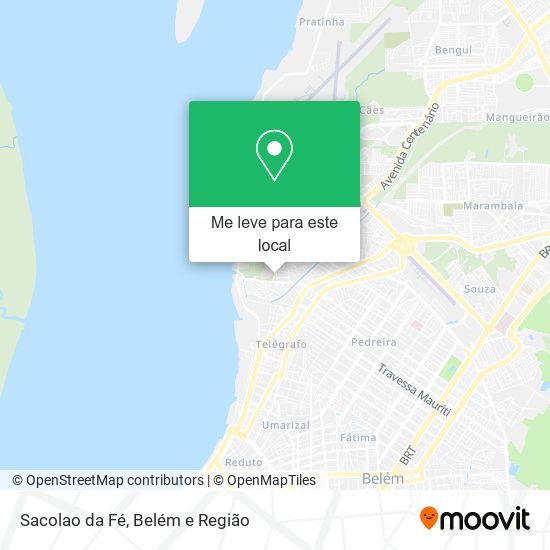 Sacolao da Fé mapa