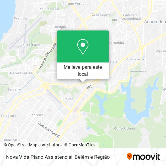 Nova Vida Plano Assistencial mapa