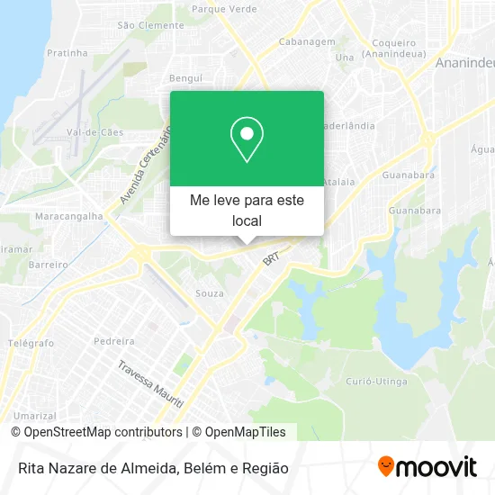 Rita Nazare de Almeida mapa