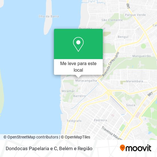 Dondocas Papelaria e C mapa