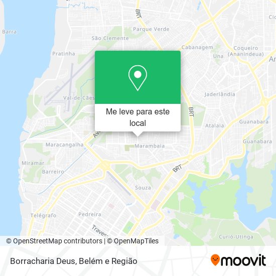 Borracharia Deus mapa