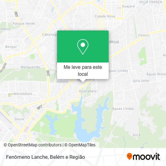 Fenômeno Lanche mapa
