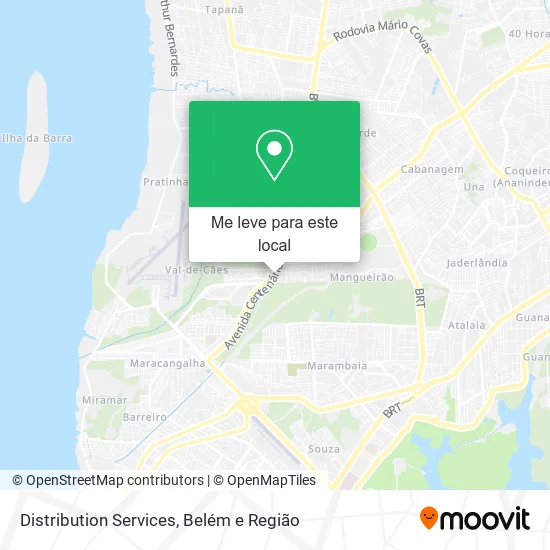 Distribution Services mapa