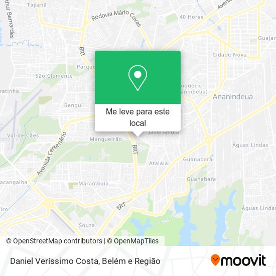 Daniel Veríssimo Costa mapa