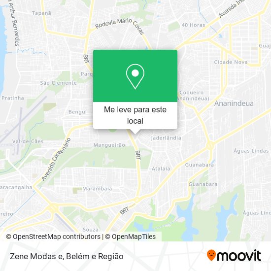Zene Modas e mapa