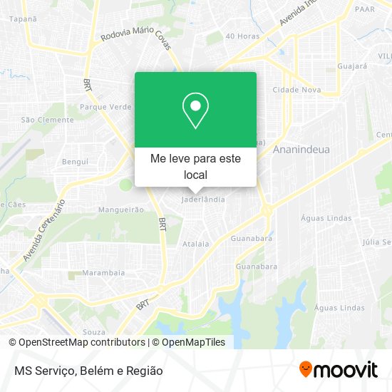 MS Serviço mapa