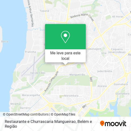 Restaurante e Churrascaria Mangueirao mapa