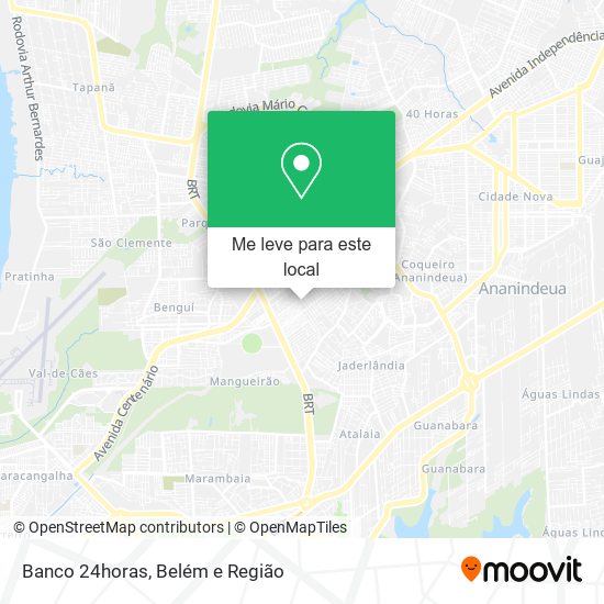 Banco 24horas mapa