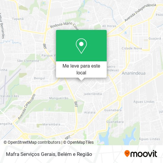 Mafra Serviços Gerais mapa