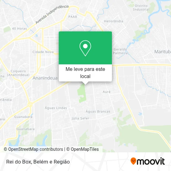 Rei do Box mapa