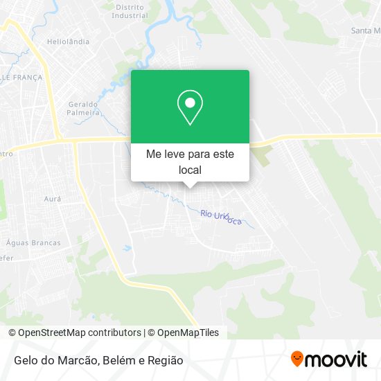 Gelo do Marcão mapa