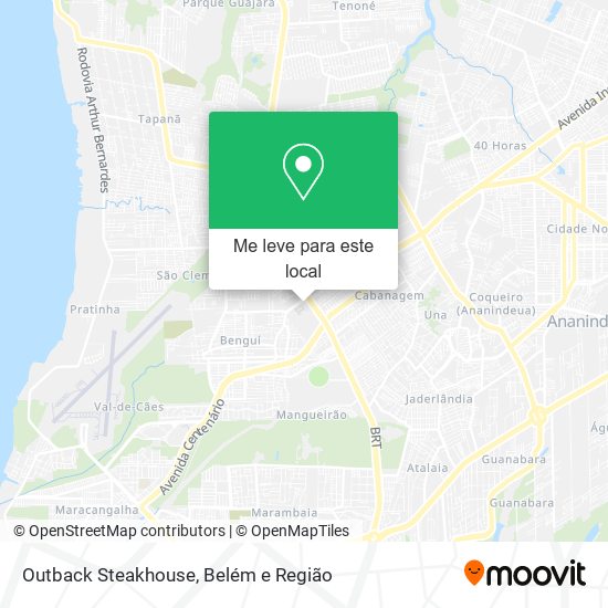 Outback Steakhouse mapa