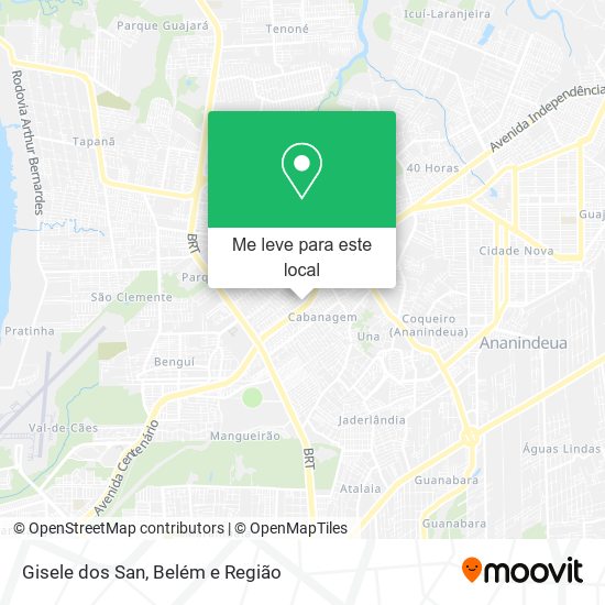 Gisele dos San mapa