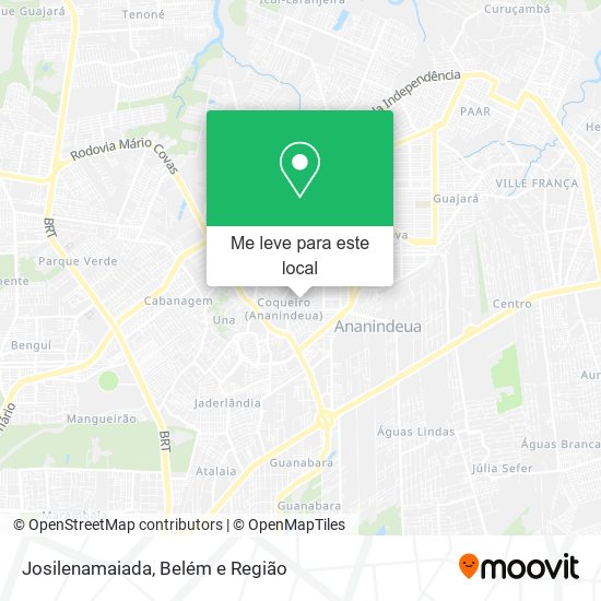 Josilenamaiada mapa