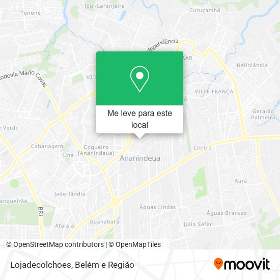 Lojadecolchoes mapa