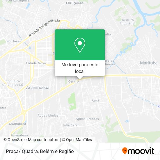 Praça/ Quadra mapa