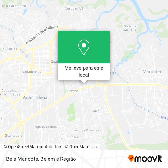 Bela Maricota mapa