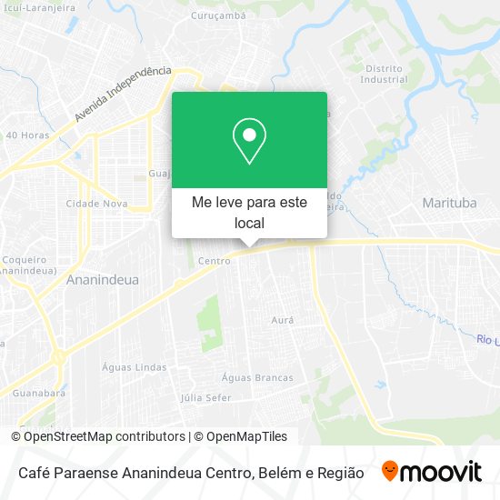 Café Paraense Ananindeua Centro mapa