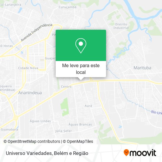 Universo Variedades mapa