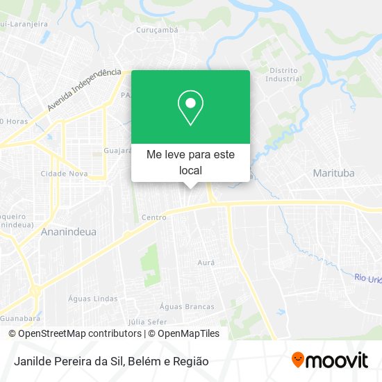 Janilde Pereira da Sil mapa