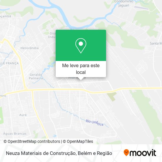 Neuza Materiais de Construção mapa
