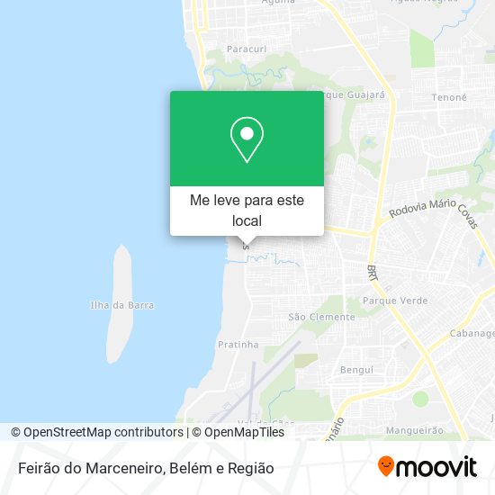 Feirão do Marceneiro mapa