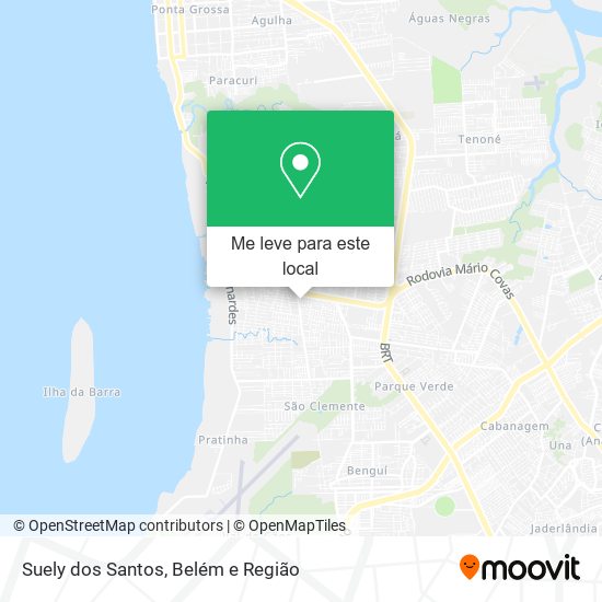 Suely dos Santos mapa