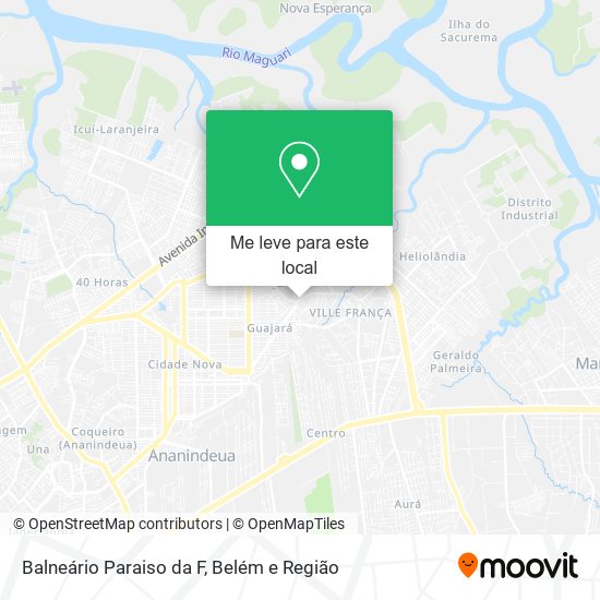 Balneário Paraiso da F mapa
