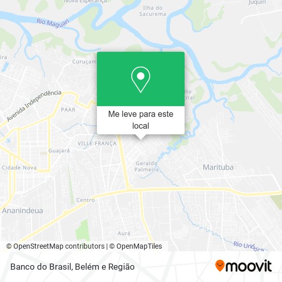 Banco do Brasil mapa