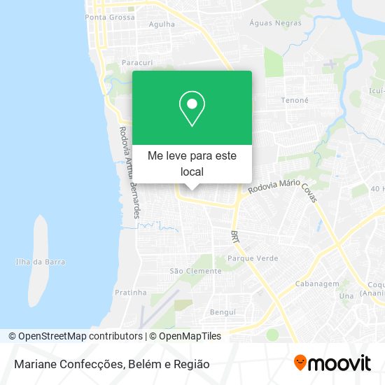 Mariane Confecções mapa