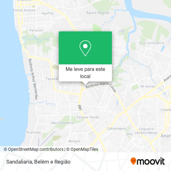 Sandaliaria mapa