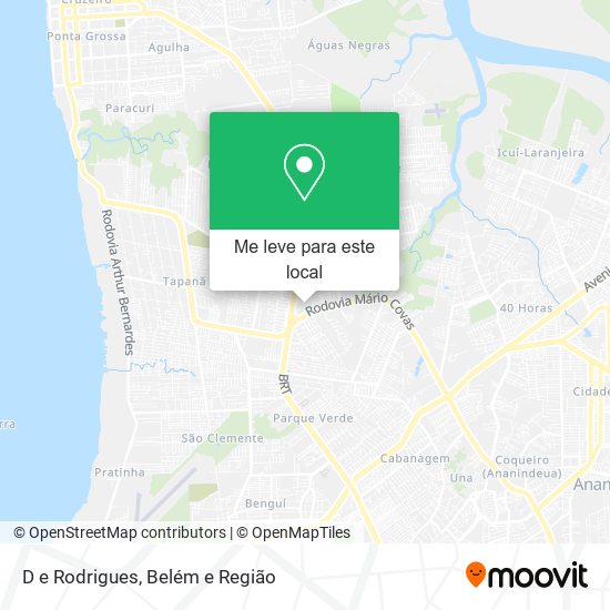 D e Rodrigues mapa