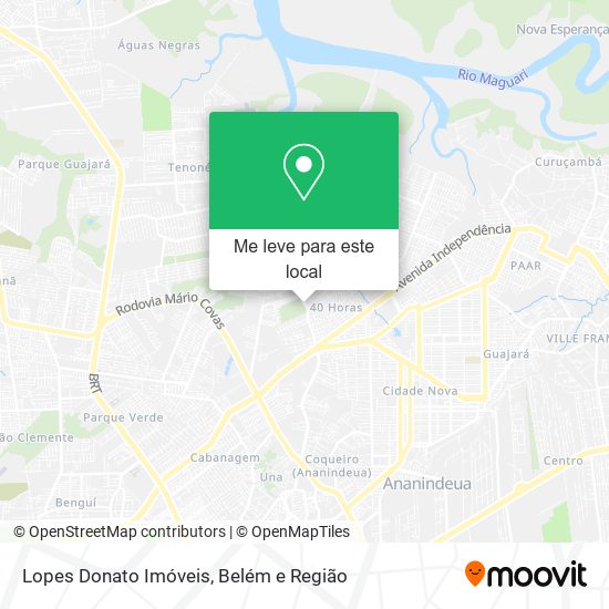 Lopes Donato Imóveis mapa