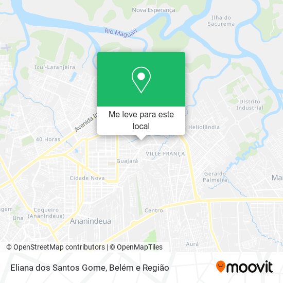 Eliana dos Santos Gome mapa