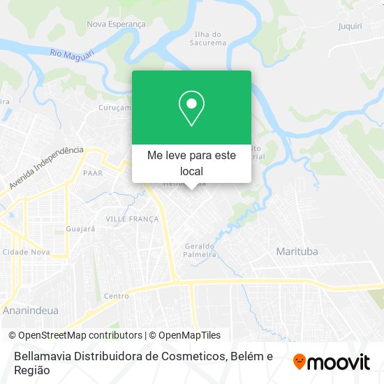 Bellamavia Distribuidora de Cosmeticos mapa