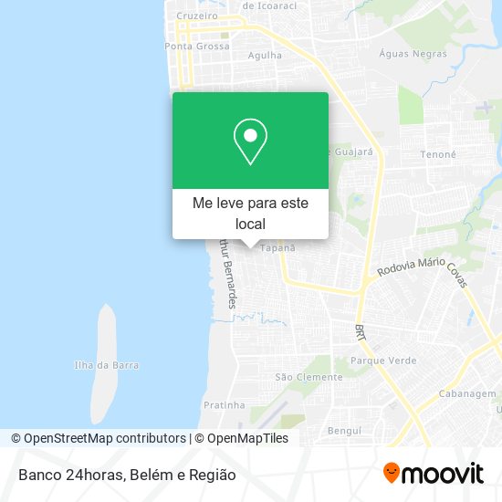 Banco 24horas mapa