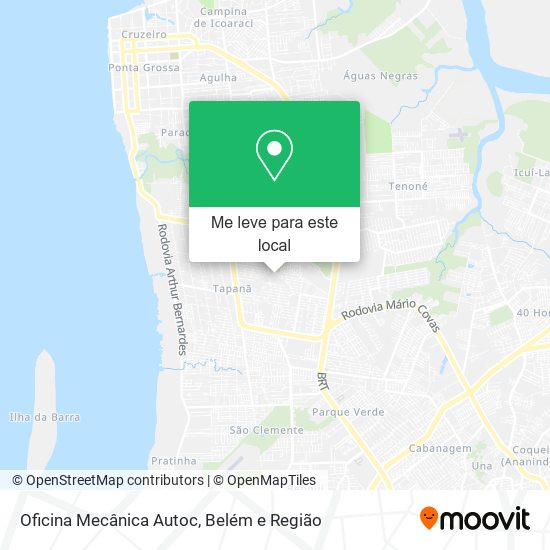 Oficina Mecânica Autoc mapa