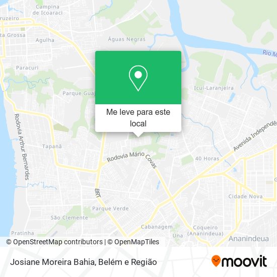 Josiane Moreira Bahia mapa
