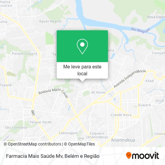 Farmacia Mais Saúde Mv mapa