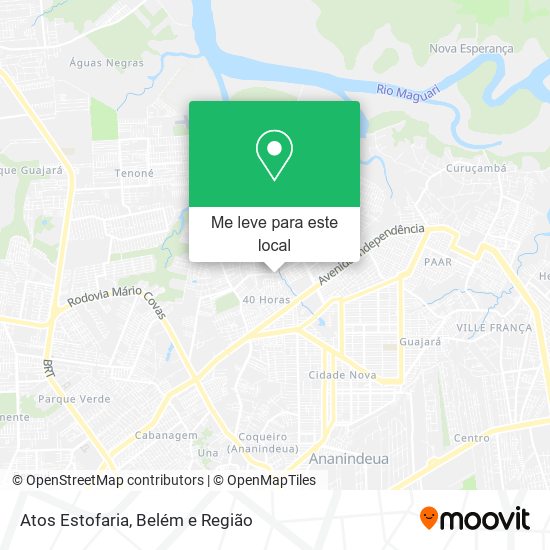 Atos Estofaria mapa
