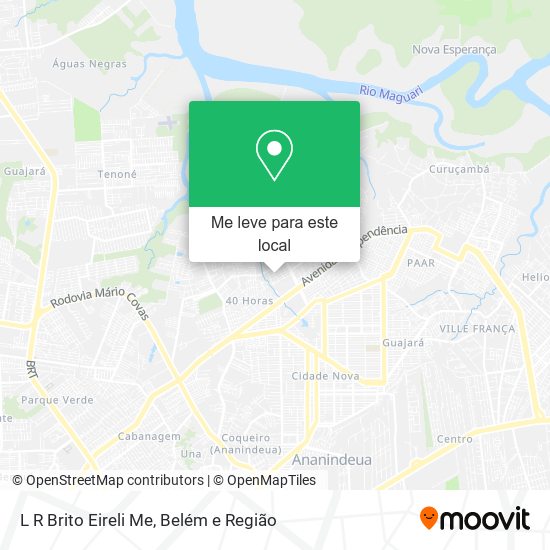 L R Brito Eireli Me mapa