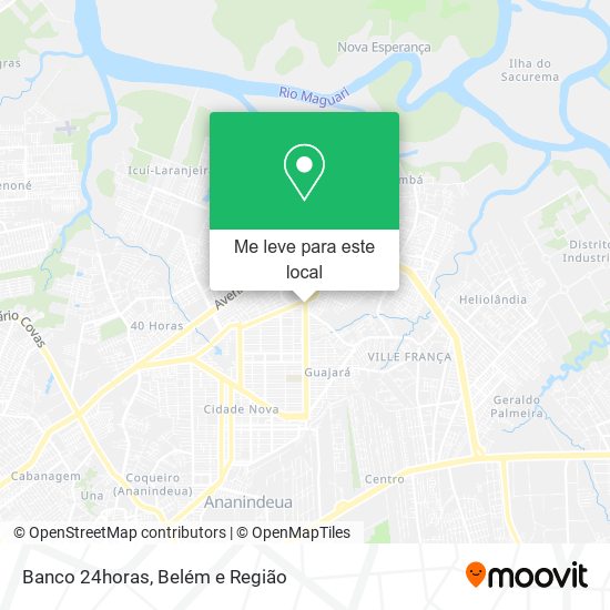 Banco 24horas mapa