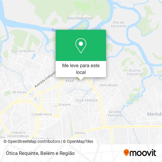 Ótica Requinte mapa