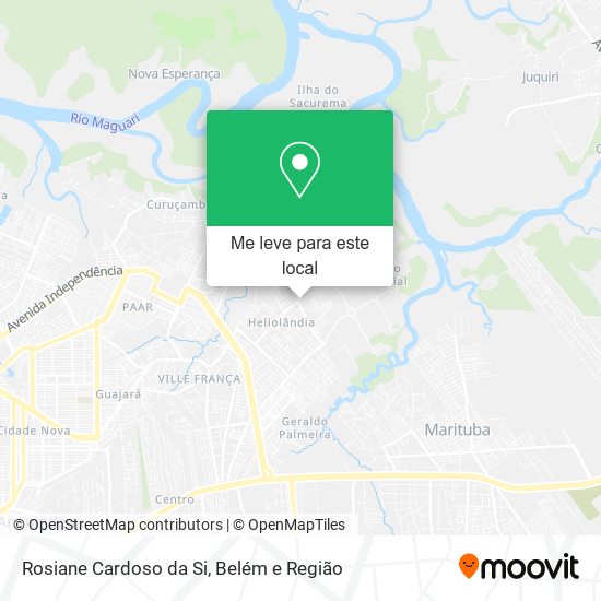 Rosiane Cardoso da Si mapa