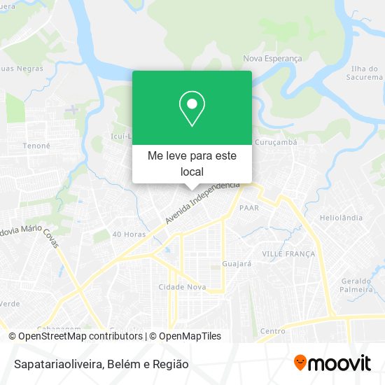 Sapatariaoliveira mapa