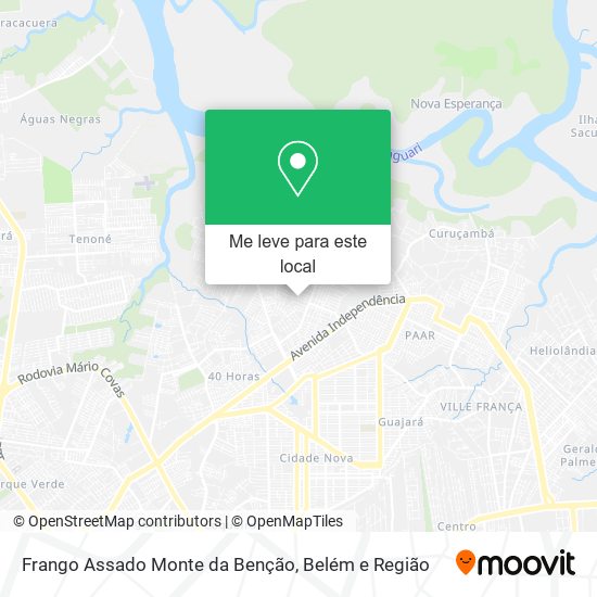 Frango Assado Monte da Benção mapa