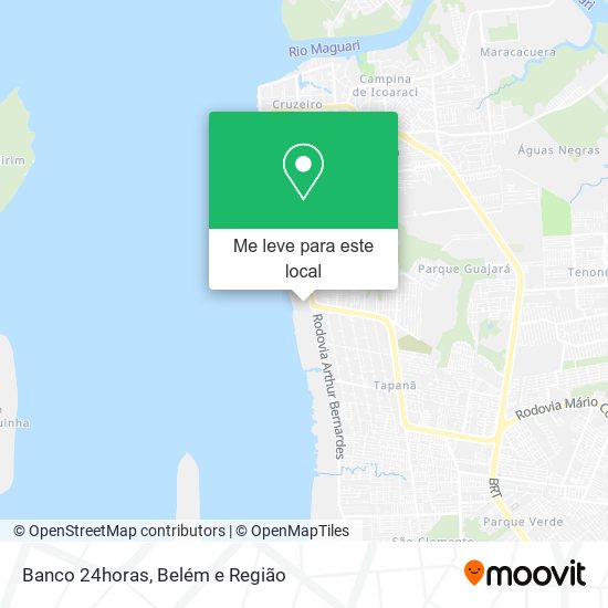 Banco 24horas mapa